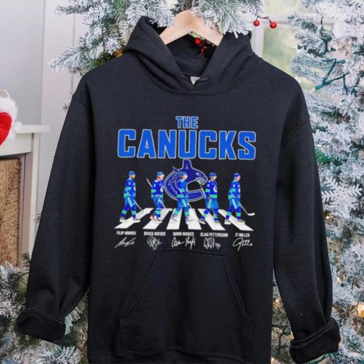 Vancouver Canucks ice hockey famous player signatures the Canucks hoodie, sweater, longsleeve, shirt v-neck, t-shirt