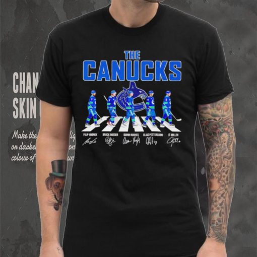 Vancouver Canucks ice hockey famous player signatures the Canucks hoodie, sweater, longsleeve, shirt v-neck, t-shirt