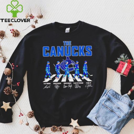 Vancouver Canucks ice hockey famous player signatures the Canucks hoodie, sweater, longsleeve, shirt v-neck, t-shirt