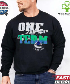 Vancouver Canucks one team ice shirt 3 Vancouver Canucks one team ice shirt