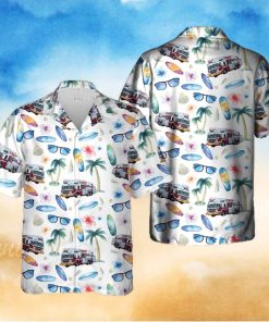 Vancouver Fire Rescue Service White Unique Design Unisex Hawaiian Shirt