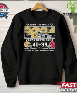 Vanderbilt Beats Alabama Shock The World Shirt