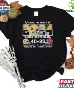 Vanderbilt Beats Alabama Shock The World Shirt