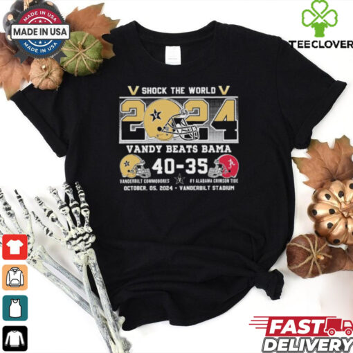 Vanderbilt Beats Alabama Shock The World Shirt