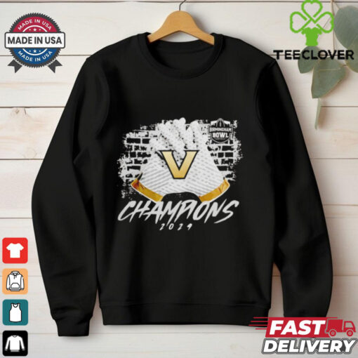 Vanderbilt Commodores 2024 Birmingham Bowl Champions gloves shirt