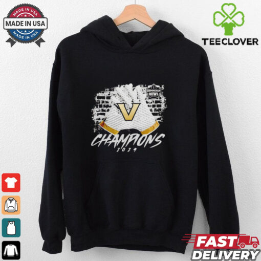 Vanderbilt Commodores 2024 Birmingham Bowl Champions gloves shirt