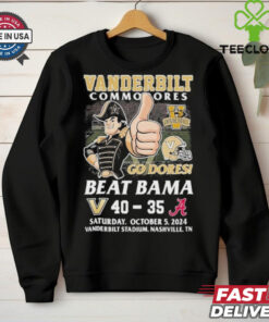 Vanderbilt Commodores Beat Alabama Crimson Tide 2024 Go Dores T Shirt