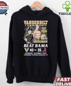 Vanderbilt Commodores Beat Alabama Crimson Tide 2024 Go Dores T Shirt