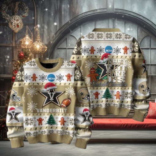 Vanderbilt Commodores Football They Not Like Us Christmas Ugly Sweater