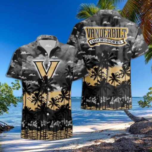 Vanderbilt Commodores Palms Tree Hawaiian Shirt