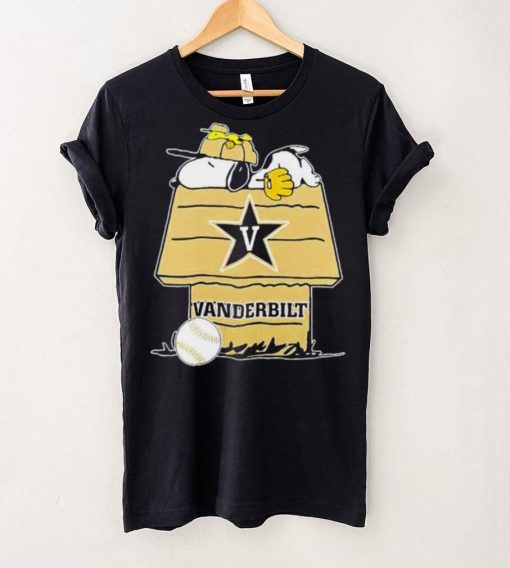 Vanderbilt Commodores Snoopy And Woodstock The Peanuts Baseball shirt