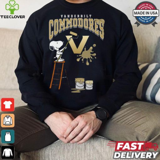 Vanderbilt Commodores Snoopy Painting Shirt