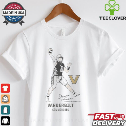 Vanderbilt Football Diego Pavia Superstar Pose T Shirt