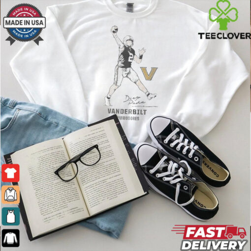 Vanderbilt Football Diego Pavia Superstar Pose T Shirt