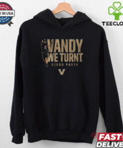 Vanderbilt Football Diego Pavia Vandy We Turnt T Shirt