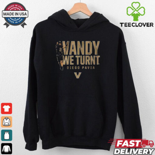 Vanderbilt Football Diego Pavia Vandy We Turnt T Shirt