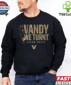 Vanderbilt Football Diego Pavia Vandy We Turnt T Shirt