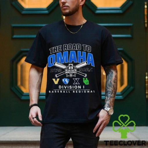 Vanderbilt Four Team 2023 NCAA Division I Baseball Regional The Road To Omaha shirt