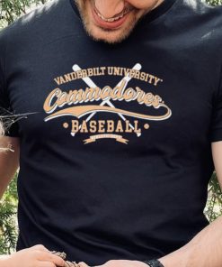 Vanderbilt University Commodores baseball logo shirt