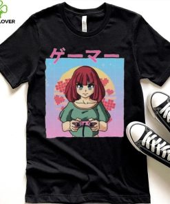 Vaporwave Japanese Shirt Kawaii Anime Gamer Girl Unisex T Shirt