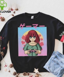 Vaporwave Japanese Shirt Kawaii Anime Gamer Girl Unisex T Shirt
