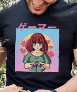 Vaporwave Japanese Shirt Kawaii Anime Gamer Girl Unisex T Shirt