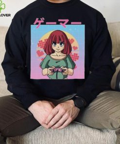 Vaporwave Japanese Shirt Kawaii Anime Gamer Girl Unisex T Shirt