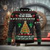 Time Plan For Christmas Yoga Family Gift Ugly Christmas Sweater
