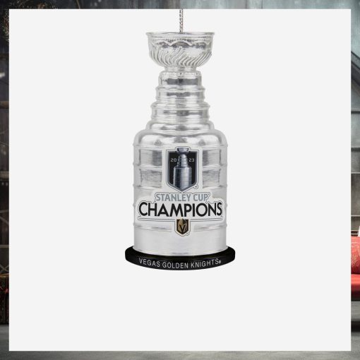 Vegas Golden Knights 2023 Stanley Cup Champions Trophy Ornament