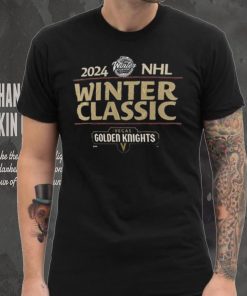 Vegas Golden Knights Fanatics Branded Black 2024 NHL Winter Classic Text Driven T Shirt