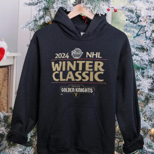 Vegas Golden Knights Fanatics Branded Black 2024 NHL Winter Classic Text Driven T Shirt