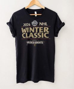 Vegas Golden Knights Fanatics Branded Black 2024 NHL Winter Classic Text Driven T Shirt