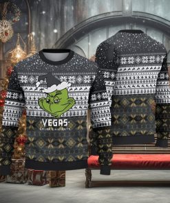Vegas Golden Knights Grinch Ugly Christmas Sweater
