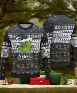 Vegas Golden Knights Grinch Ugly Christmas Sweater