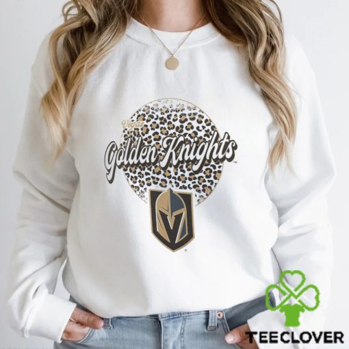 Vegas Golden Knights Leopard Print Long Sleeve T Shirt