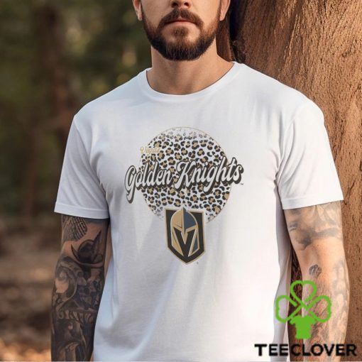 Vegas Golden Knights Leopard Print Long Sleeve T Shirt