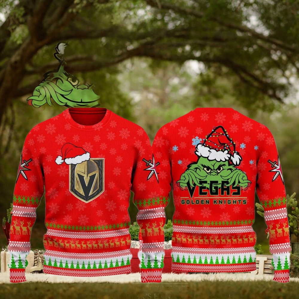 Vegas Golden Knights Merry Christmas Limited Edition Ugly Sweater Vegas Golden Knights Merry Christmas Limited Edition Ugly Sweater