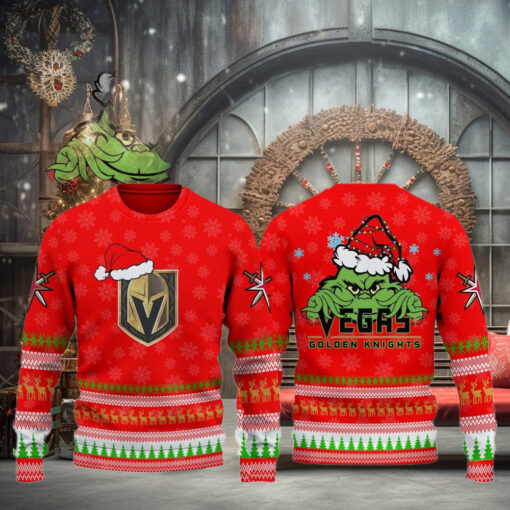 Vegas Golden Knights Merry Christmas Limited Edition Ugly Sweater