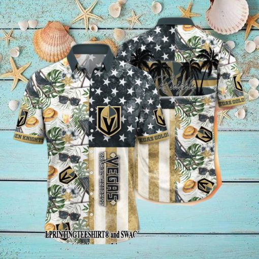 Vegas Golden Knights NHL Flower Best Combo 3D Hawaii Shirt And Thoodie, sweater, longsleeve, shirt v-neck, t-shirt