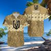 Vegas Golden Knights NHL Hawaiian Shirt Tropical Pattern Practical Beach Gift