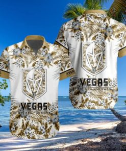 Vegas Golden Knights NHL Hawaiian Shirt Flower Pattern Hockey Fans Gift