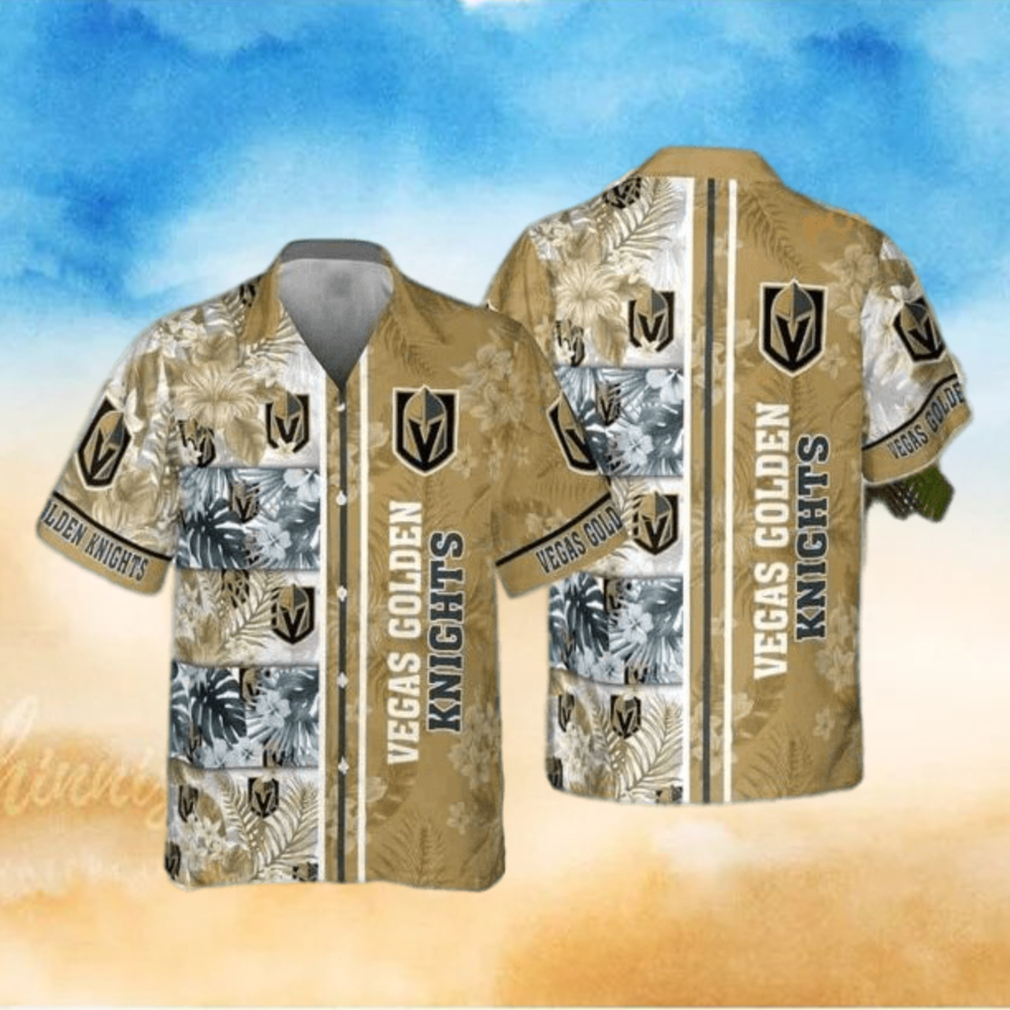 Vegas Golden Knights NHL Hawaiian Shirt Gift For Beach Lovers Vegas Golden Knights NHL Hawaiian Shirt Gift For Beach Lovers