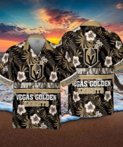 Vegas Golden Knights NHL Hawaiian Shirt Hibiscus Pattern Best Beach Gift