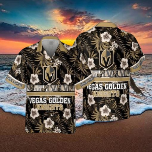 Vegas Golden Knights NHL Hawaiian Shirt Hibiscus Pattern Best Beach Gift