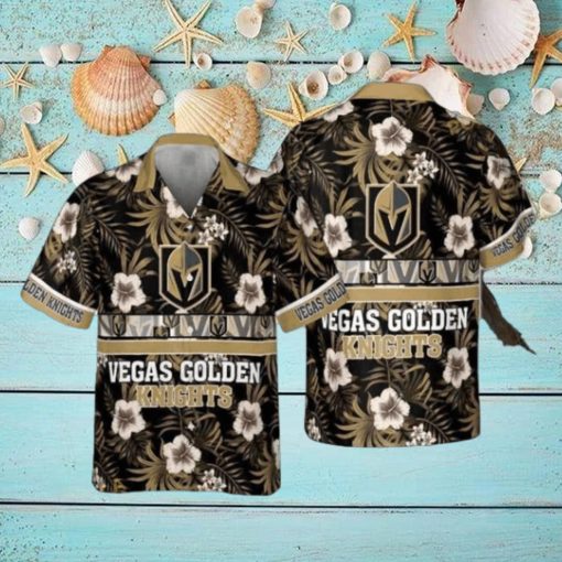 Vegas Golden Knights NHL Hawaiian Shirt Hibiscus Pattern Best Beach Gift