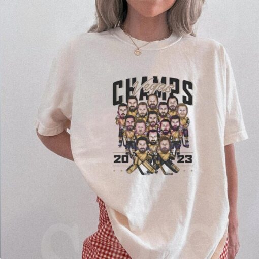 Vegas Golden Knights Players Hockey Champs 2023 Shirt