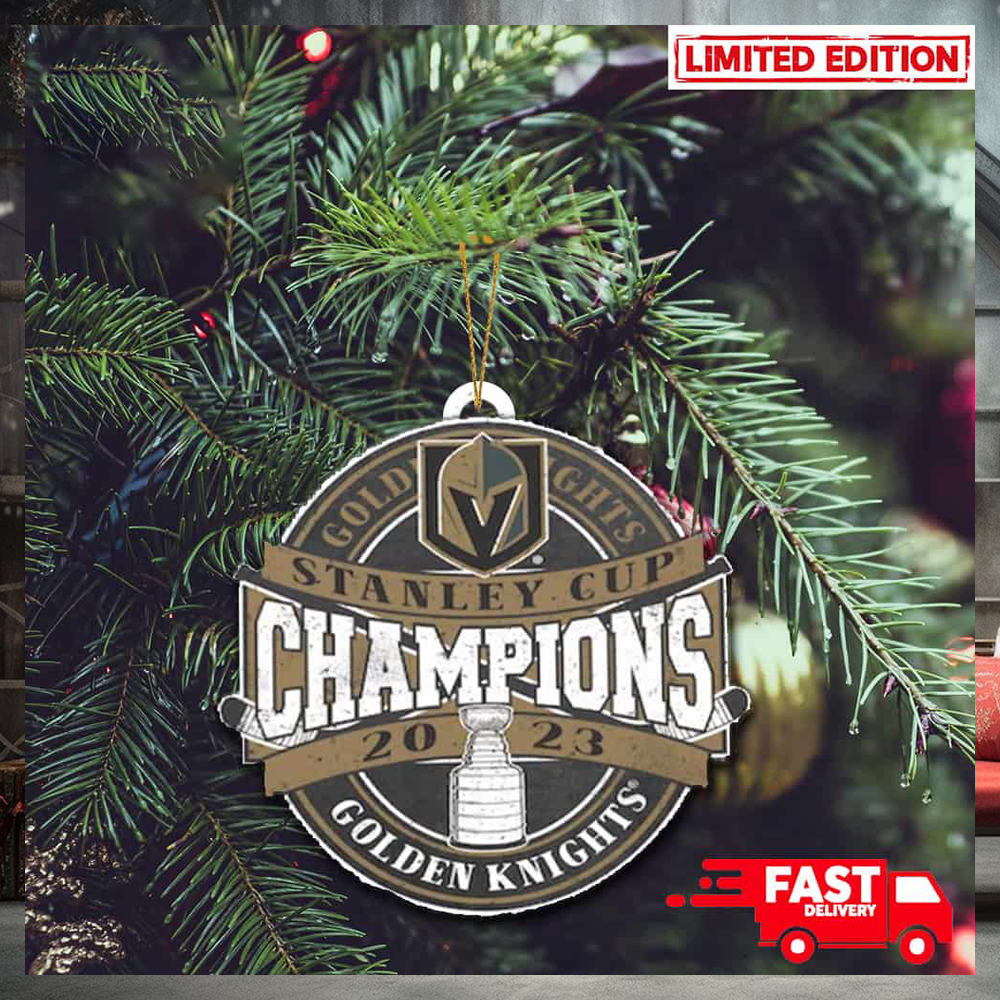 Vegas Golden Knights Stanley Cup Champions 2023 Christmas Tree Decorations Xmas Holiday Ornament Vegas Golden Knights Stanley Cup Champions 2023 Christmas Tree Decorations Xmas Holiday Ornament