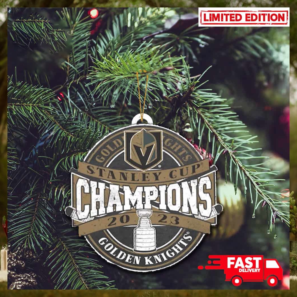Vegas Golden Knights Stanley Cup Champions 2023 Christmas Tree Decorations Xmas Holiday Ornament Vegas Golden Knights Stanley Cup Champions 2023 Christmas Tree Decorations Xmas Holiday Ornament