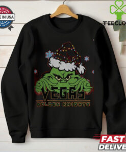 Vegas Golden Knights The Grinch Christmas Happy Holidays 2024 Hockey shirt