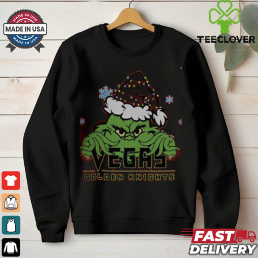 Vegas Golden Knights The Grinch Christmas Happy Holidays 2024 Hockey shirt